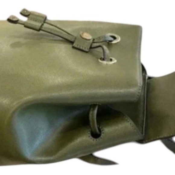 New Kate Spade ♠️ Leila Large Flap Backpack Flap Backpack Enchanted Green main image 8
